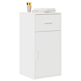 vidaXL Dressoir met lade Wit 38 x 34 x 75 cm