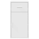 vidaXL Dressoir met lade Wit 38 x 34 x 75 cm