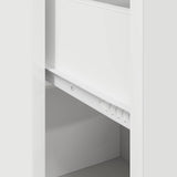 vidaXL Dressoir met lade Wit 38 x 34 x 75 cm