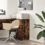 vidaXL Dressoir met lade Wit 38 x 34 x 75 cm
