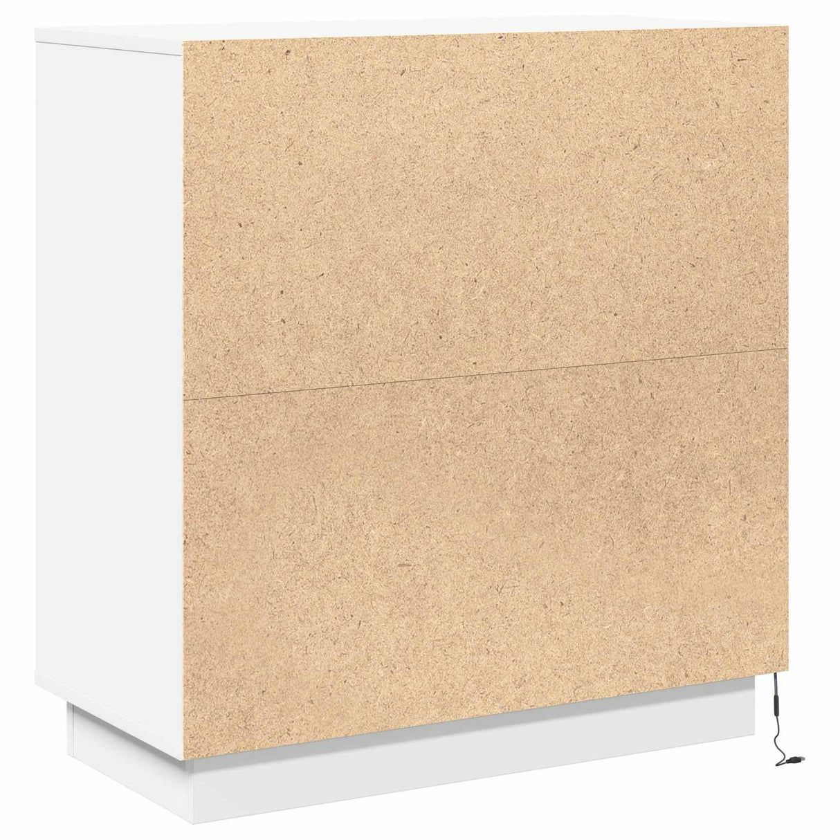 vidaXL LED Dressoir voor Wit 71 x 34,5 x 75 cm Bewerkt hout