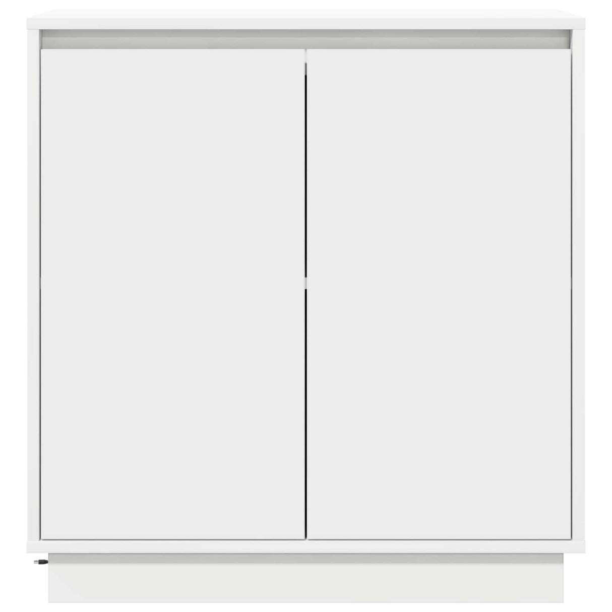 vidaXL LED Dressoir voor Wit 71 x 34,5 x 75 cm Bewerkt hout