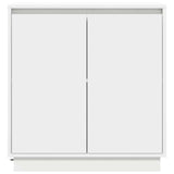 vidaXL LED Dressoir voor Wit 71 x 34,5 x 75 cm Bewerkt hout