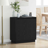 vidaXL LED Dressoir voor Wit 71 x 34,5 x 75 cm Bewerkt hout