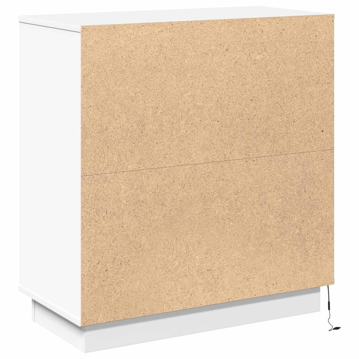 vidaXL LED Sideboard White 71 x 34.5 x 75 cm Engineered Wood
