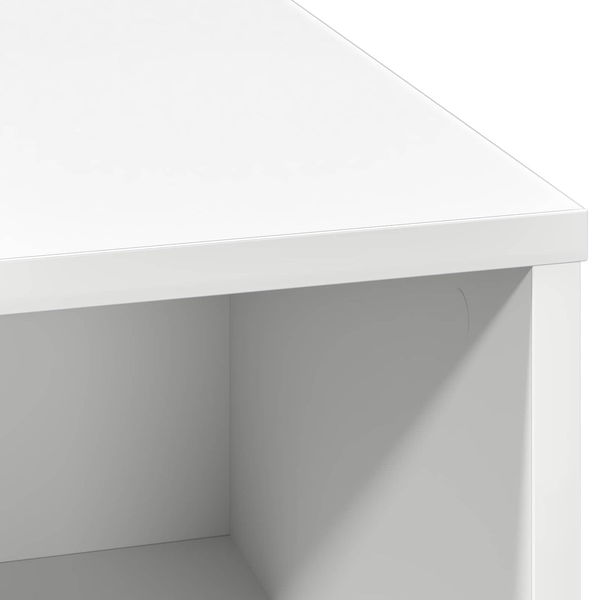vidaXL LED Sideboard White 71 x 34.5 x 75 cm Engineered Wood