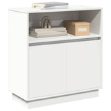 vidaXL LED Sideboard White 71 x 34.5 x 75 cm Engineered Wood
