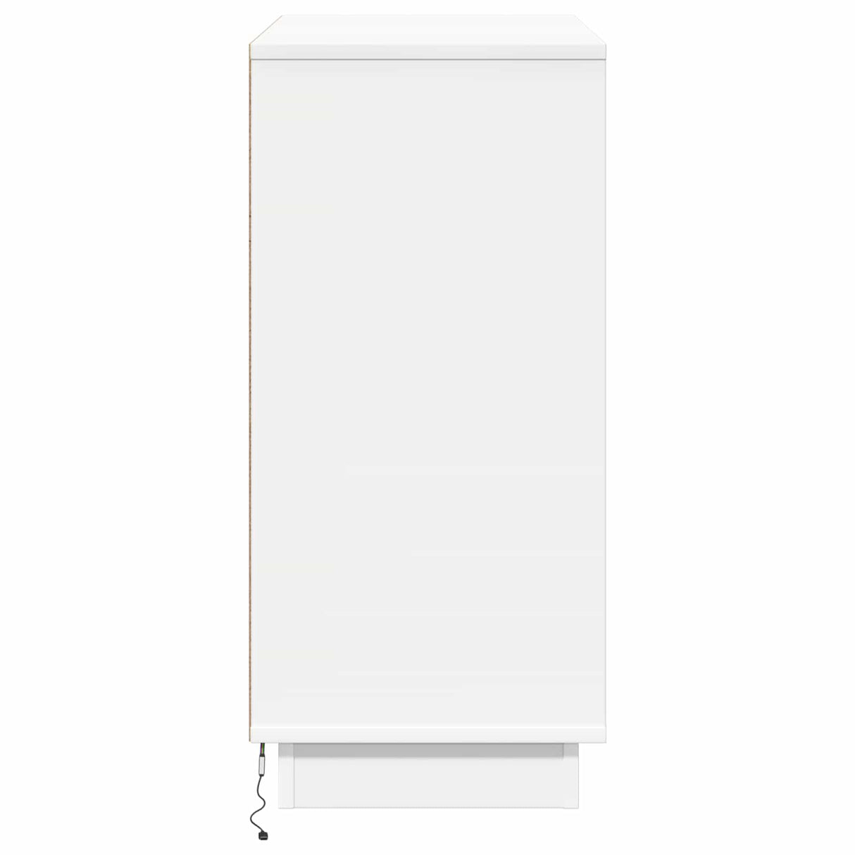 vidaXL LED Sideboard White 71 x 34.5 x 75 cm Engineered Wood
