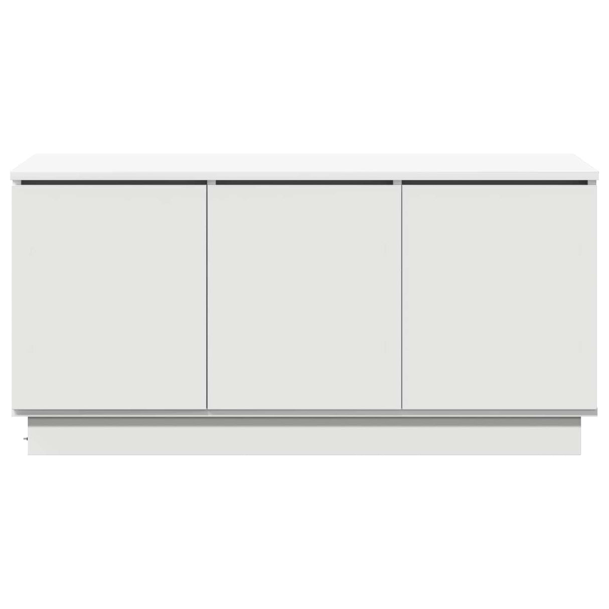 vidaXL TV Cabinet Black Oak 100 x 38 x 49 cm Engineered Wood