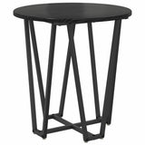 vidaXL Side Table Set 2 pcs Black Oak