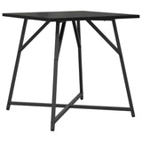 vidaXL Bijzettafelset 2 pcs Zwart Eiken