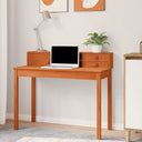 vidaXL Desk 110x50x93 cm solid pine wood