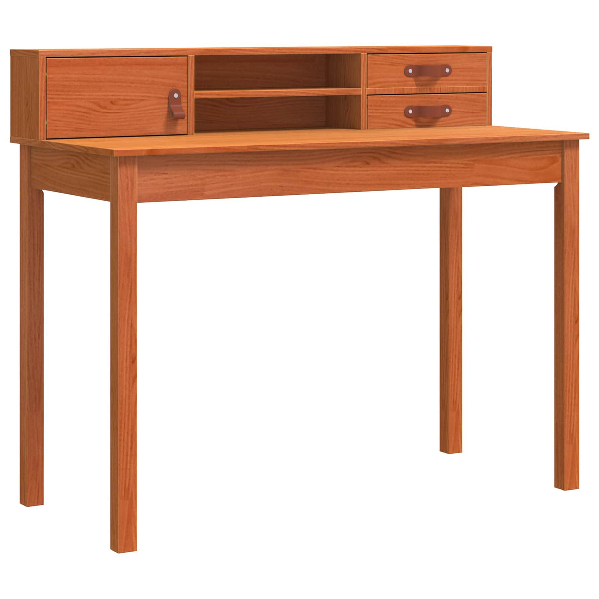 vidaXL Desk 110x50x93 cm solid pine wood