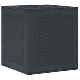 vidaXL Storage Box with Storage Anthracite 55 x 53 x 57 cm Polypropylene