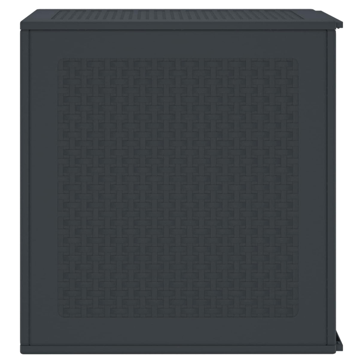 vidaXL Storage Box with Storage Anthracite 55 x 53 x 57 cm Polypropylene