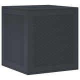 vidaXL Storage Box with Storage Anthracite 55 x 53 x 57 cm Polypropylene