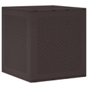 vidaXL Storage Box with Storage Anthracite 55 x 53 x 57 cm Polypropylene