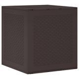vidaXL Storage Box with Storage Anthracite 55 x 53 x 57 cm Polypropylene