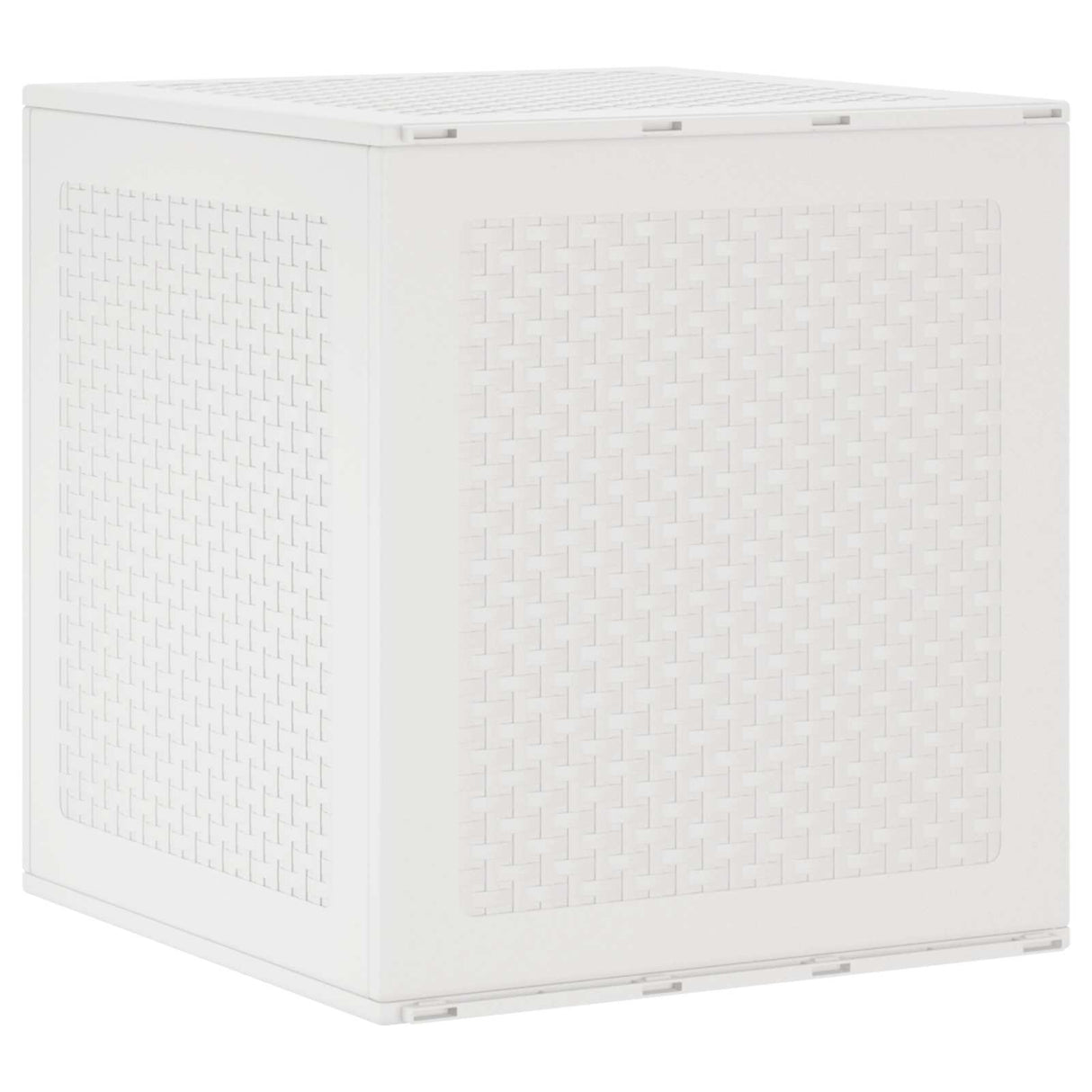 vidaXL Storage Box with Storage Anthracite 55 x 53 x 57 cm Polypropylene