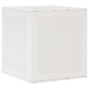 vidaXL Storage Box with Storage Anthracite 55 x 53 x 57 cm Polypropylene