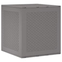 vidaXL Storage Box with Storage Anthracite 55 x 53 x 57 cm Polypropylene