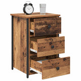 vidaXL Nightstand 40x36x60 cm engineered wood black