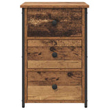 vidaXL Nightstand 40x36x60 cm engineered wood black