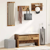 vidaXL 4-piece Wardrobe Set Engineered Wood White