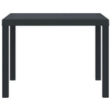 vidaXL Tuin Tafel Antraciet 250 x 100 x 73 cm poly rattan