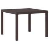 vidaXL Tuin Tafel Antraciet 250 x 100 x 73 cm poly rattan