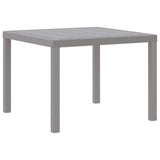 vidaXL Tuin Tafel Antraciet 250 x 100 x 73 cm poly rattan