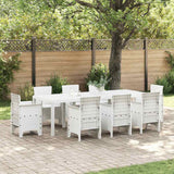 vidaXL Tuin Tafel Antraciet 250 x 100 x 73 cm poly rattan