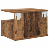 vidaXL Nachtkastje zwevend 40x31x27 cm bewerkt hout wit