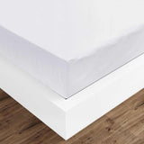 vidaXL Flat Sheet White 200 x 160 cm Cotton