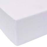 vidaXL Flat Sheet White 200 x 160 cm Cotton