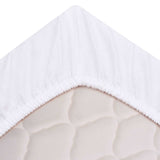 vidaXL Flat Sheet White 200 x 160 cm Cotton