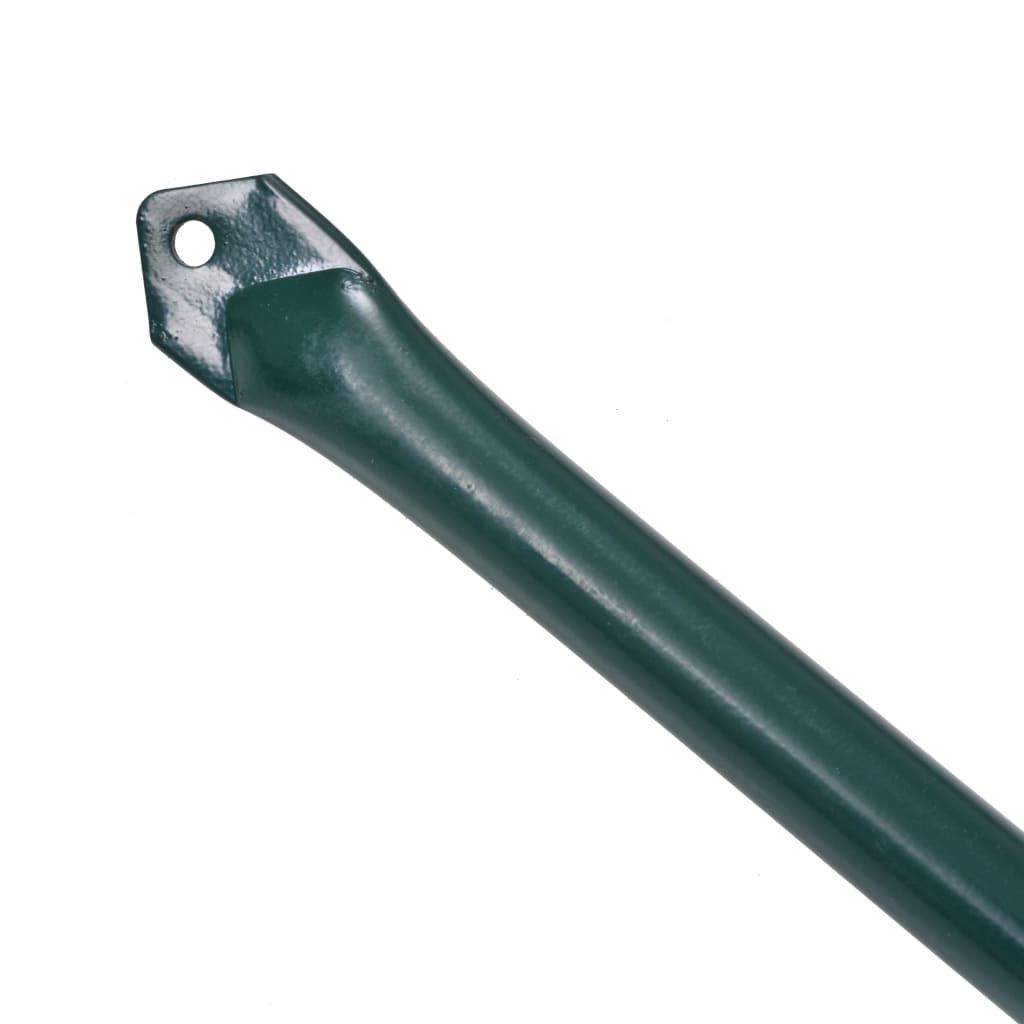 vidaXL Tuinpalen 1 m metaal groen 10 st