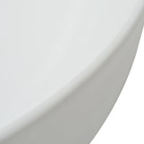 vidaXL Triangular Wash Basin white 50.5x41x12 cm ceramic
