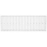 vidaXL Gabion Wall with Lid 600x50x100 cm Galvanized Steel