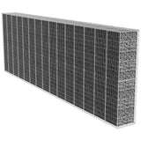 vidaXL Gabion Wall with Lid 600x50x100 cm Galvanized Steel