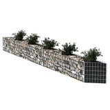 vidaXL Gabion Basket 300x30x100 cm Galvanized Steel