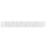 vidaXL Gabion Basket 300x30x100 cm Galvanized Steel