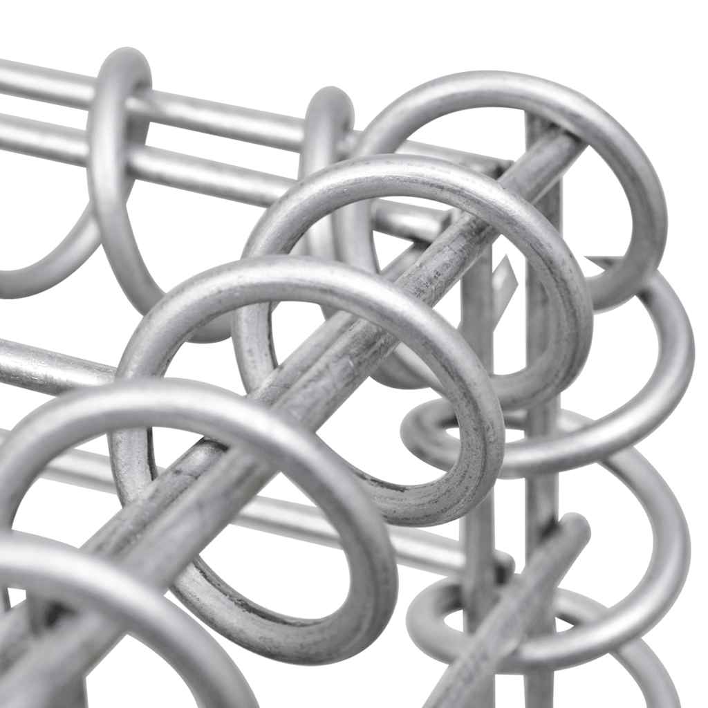vidaXL Gabion Basket 300x30x100 cm Galvanized Steel