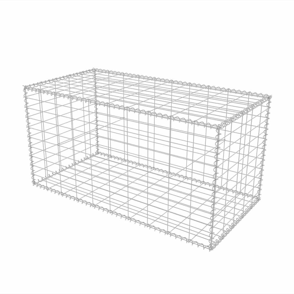 vidaXL Gabion Basket 200x30x100 cm Galvanized Steel