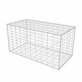 vidaXL Gabion Basket 200x30x100 cm Galvanized Steel