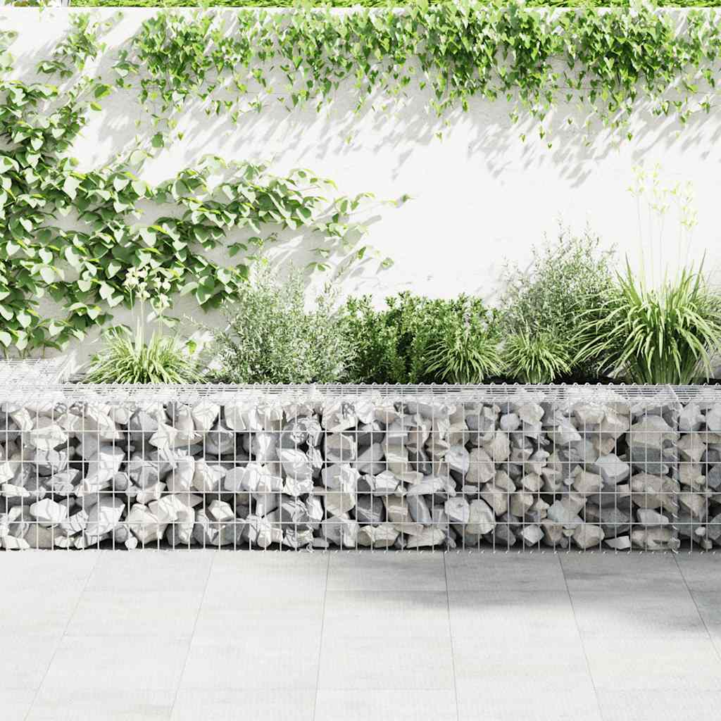 vidaXL Gabion Basket 200x30x100 cm Galvanized Steel