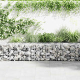 vidaXL Gabion Basket 200x30x100 cm Galvanized Steel