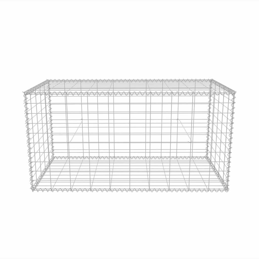 vidaXL Gabion Basket 200x30x100 cm Galvanized Steel