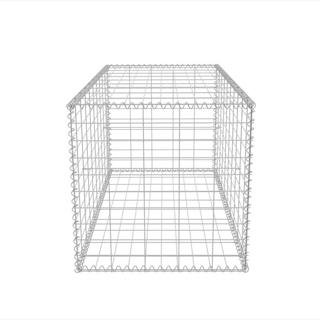 vidaXL Gabion Basket 200x30x100 cm Galvanized Steel