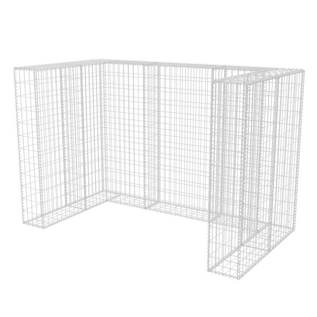 vidaXL Gabion Single Bin Enclosure 110x100x120 cm Steel